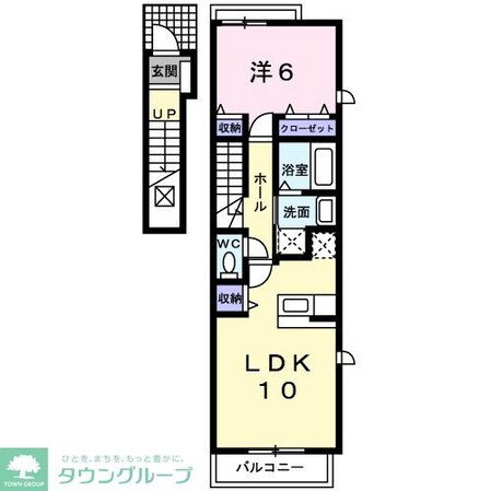 ヴィラージュの物件間取画像